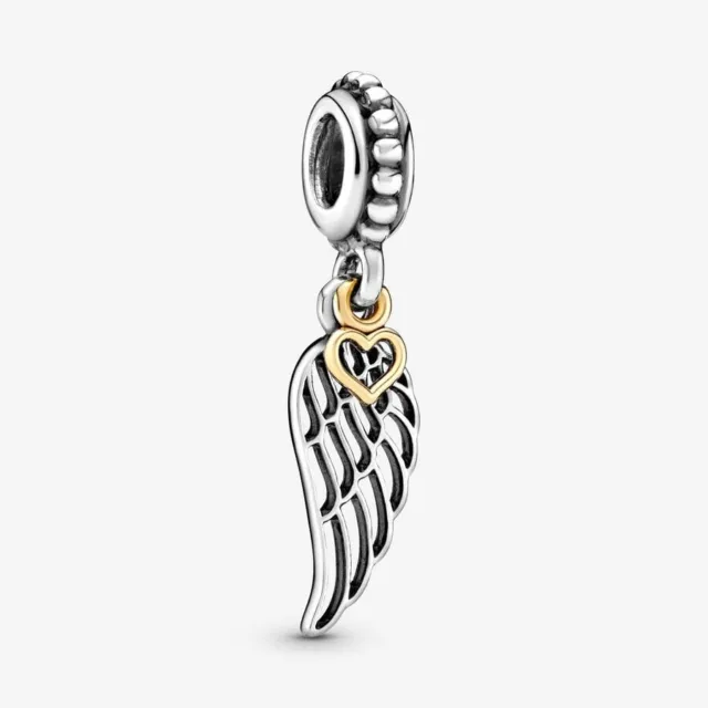 Brand New Genuine Pandora Silver ￼S925 ALE  Angel Wing Dangle Charm