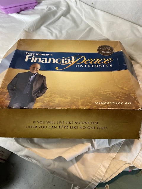 Dave Ramsey's Financial Peace University Member Kit Plus BOOK NEW OPENED BOX