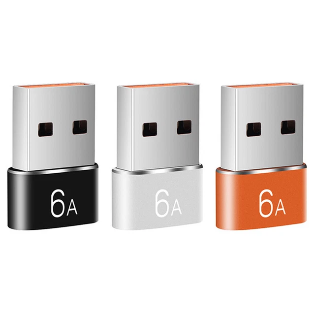 CHE Adaptateur USB M&acirc;le Vers Type C Femelle Adaptateur USB M&acirc;le Vers USB C Femelle &agrave; Angle Droit