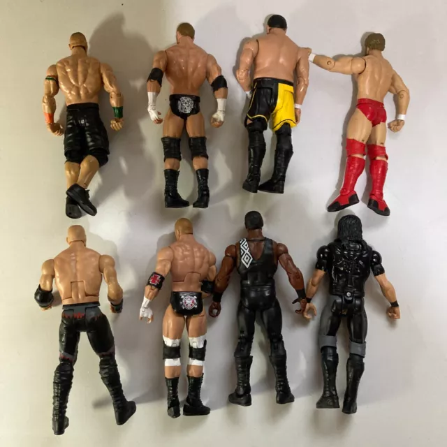 WWE Wrestling Figures Bundle Job lot Set Mattel X 8 Cena Balor The Rock WWF