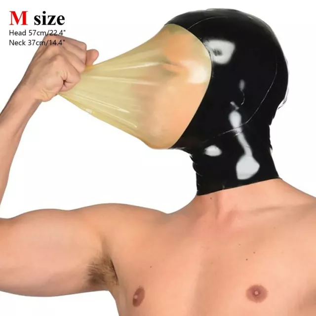 Latex Hood with breathing holes Bag for Experience Suffocation Rubber Mask UK