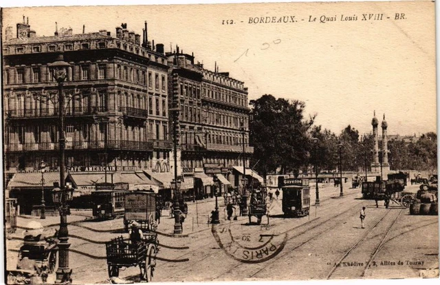 CPA BORDEAUX - Le Quai Louis XVIII (177034)