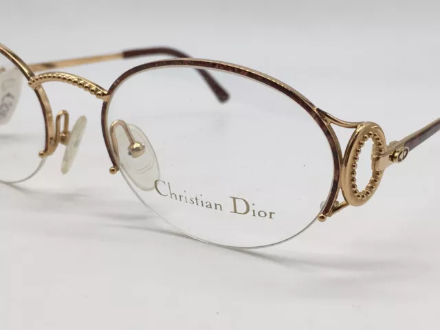 Dior Brille Damen Oval Rose Gold Vintage 1980erCD 2811 30 N