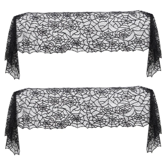 2 piezas Mantel Mesa Decoración Chimenea Tela Centros de mesa Mesa Bandera