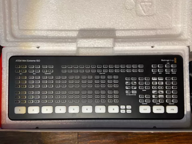 Near Mint - Blackmagic Design ATEM Mini Extreme ISO - 8 HDMI Inputs