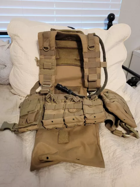 CONDOR RECON CHEST Rig w/ Pouches and Hydration System $15.50 - PicClick