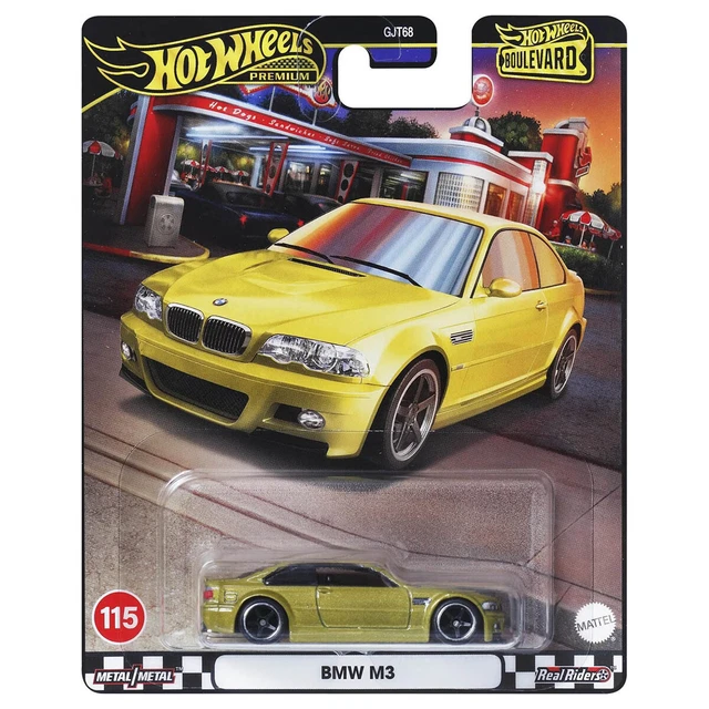 HOT WHEELS PREMIER Boulevard BMW M3 RARE Premium Real Riders Kids ...
