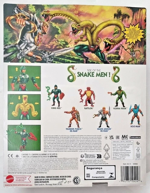 King Hiss DELUXE Snake Men MOTU ORIGINS 2023 Masters Universe MATTEL #Auswahl 2