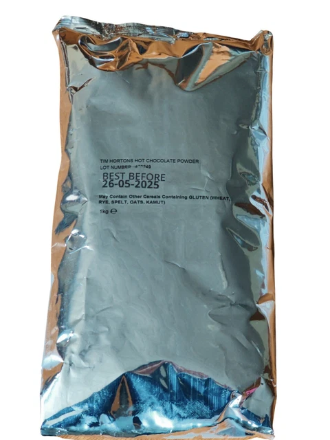 STOCK CLEARANCE! TIM Hortons Hot Chocolate Powder Whole Box 12 Bags £83 ...