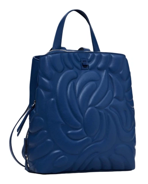 Mochila Desigual Romeo Floral Mini - Negro, Diseño Sumy, Espaciosa Y Con Tirantes Acolchados