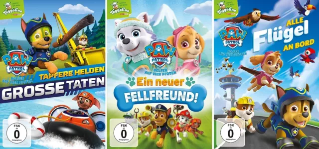 3 DVDs * PAW PATROL - VOLUME 5 + 6 + 7 (TOGGOLINO) IM SET # NEU OVP +