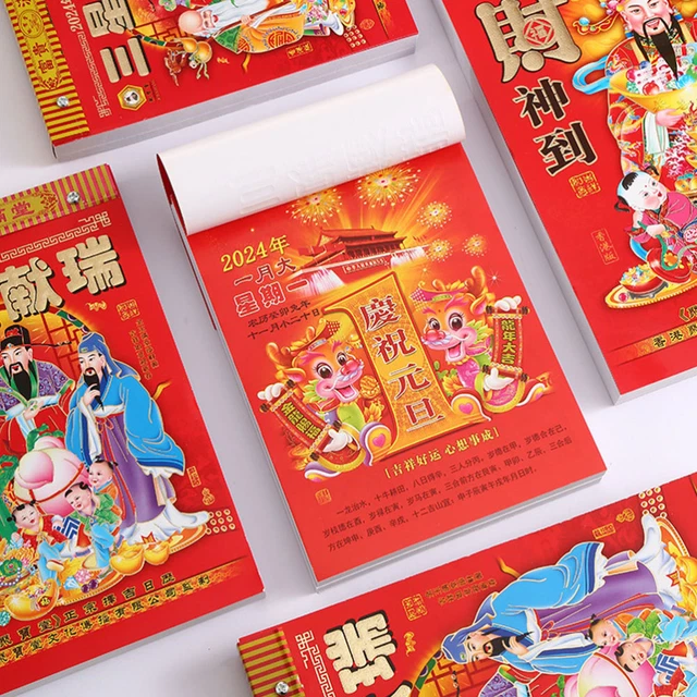 BIGLIETTO DI AUGURI Drago 3D Capodanno Cinese 2024 Rosso Fatto A Mano - Foto 8