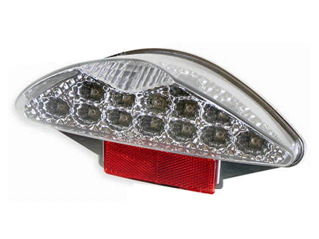 Fanale Posteriore LED Rosso Per BMW Moto R1200GS, F650, F800 - 16 LED, 12V, Con Luce Targa
