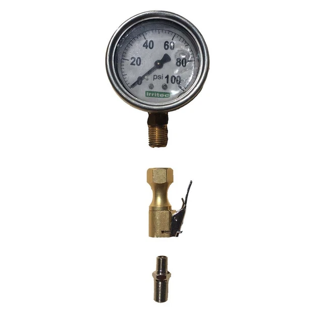 LIQUID FILLED 0100 PSi Pressure Gauge w/ QuickConnect (10 Pack) £248.