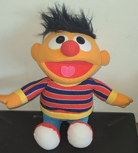 Fisher Price 12" ERNIE Plush Toy Sesame Street Stuffed Animal Doll 2002