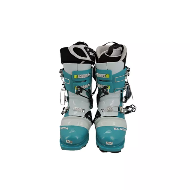 Scarpa Women's TX Pro Ski Boots Emerald / Ice Blue 26