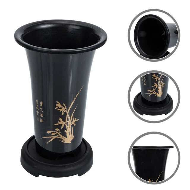 1 de jardinière d'orchidées avec soucoupe Orchid Planting Pot Orchid