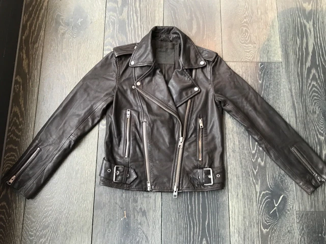 All saints limited edition leather jacket on sale