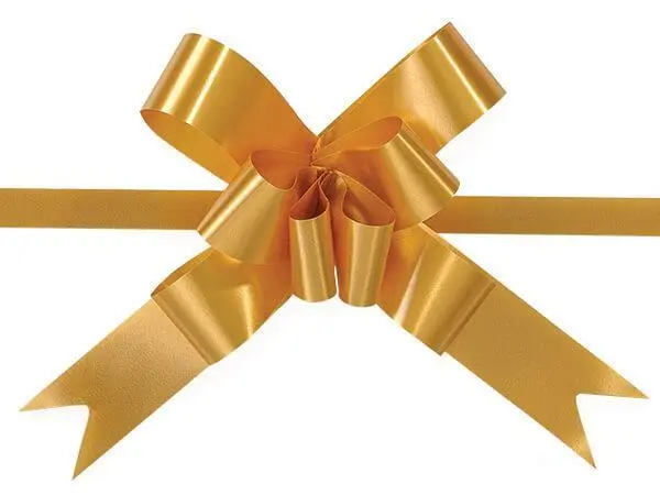 Arcos de extracción dorados 30 mm boda florista regalos coche Navidad fiesta decoración 10
