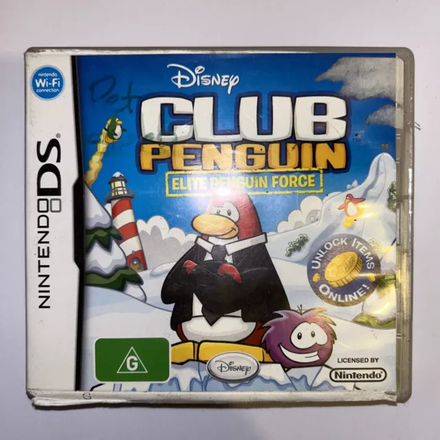 Manual Only) Club Penguin: Elite Penguin Force Nintendo DS Authentic