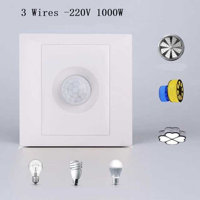 Controllo Interruttori Sensore AC Regolabile Antipolvere Intelligent Lighting