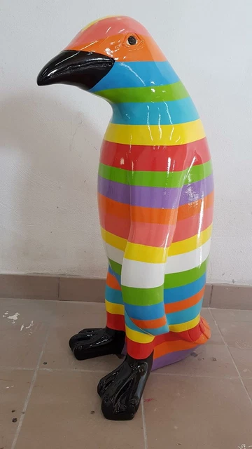 Sculpture Femme Abstraite Colorée - Statue Yoga Résine Pour Décoration Maison Moderne Et Cadeau