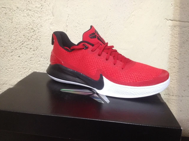 SCARPE SHOES NIKE Zoom Mamba Focus Rosso Kobe Bryant Taglia 40 5