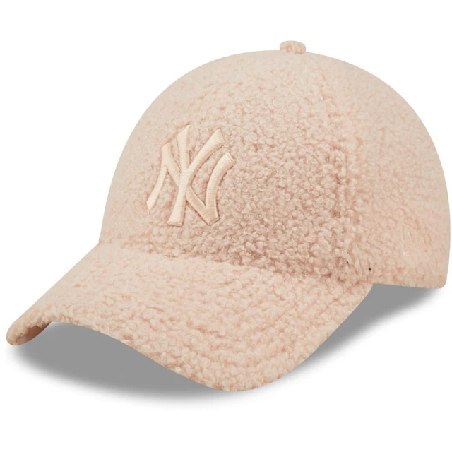 New Era 9Forty Femme Sherpa NY Yankees – Casquette Rose Borg Douce Et Tendance – Style Streetwear Officiel