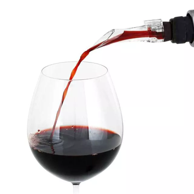 Portable Wine Pourer Acrylic Aerating Pourer Decanter Wine Aerator Spout Pour-Z0