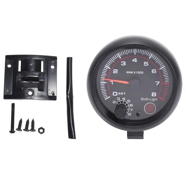 Contagiri 3 In 1 KUS 110mm - Con Indicatore Carburante E Voltmetro, Retroilluminato, 12V Per Trattori E Furgoni
