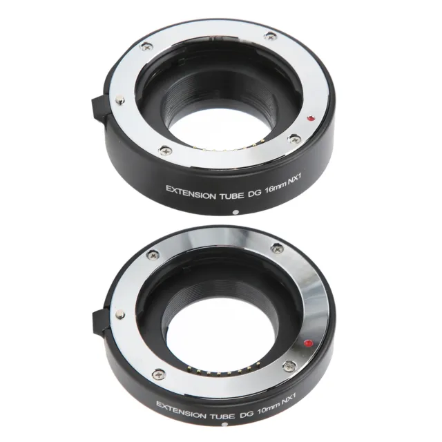 Macro Extension Tube Lens Adapter Ring 10+16mm/0.4+0.6in For NX Moun FBM
