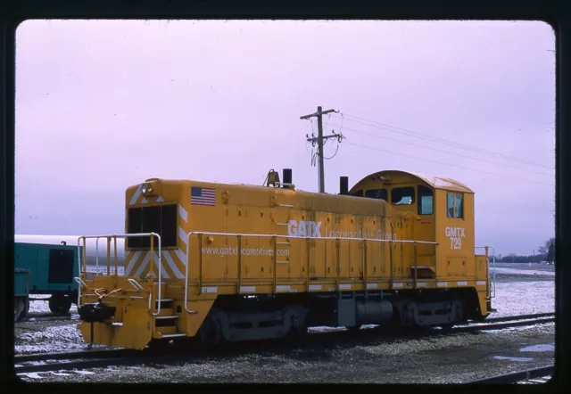 Railroad Slide - GATX #729 NW2 Switcher Locomotive 2020 GMTX Train