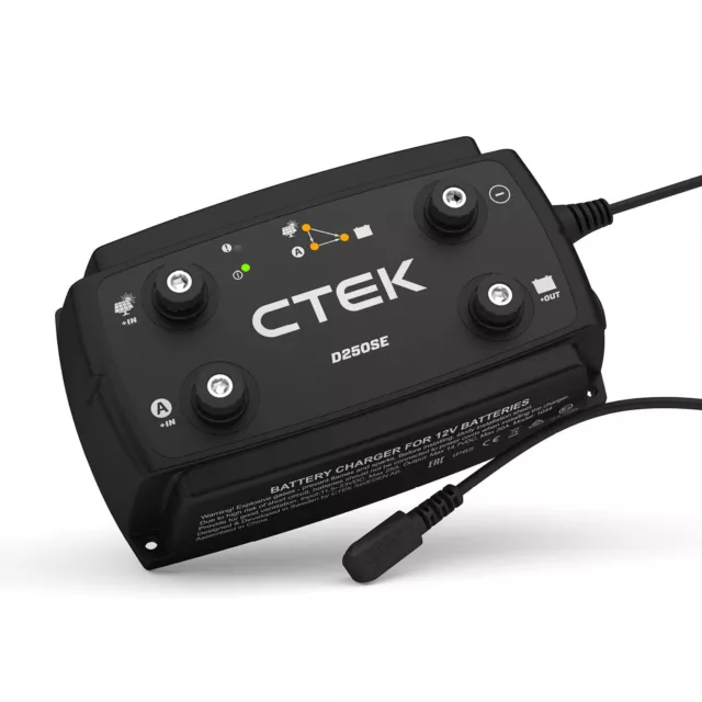 Ctek Battery Charger D250Se 11.5-23V Automatic 20A 5 Step 40-315