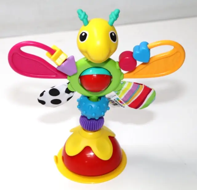 Tomy® Greifspielzeug LAMAZE FREDDIE das Glühwürmchen Hochstuhlspielzeug Baby