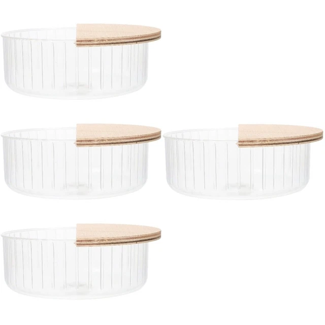 4pcs Hamster clair salle de bain Guinée Pig Board Hamster Sand Bath Box Hamster