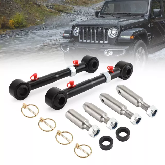 Koppelstange Stabilisator für 2007-2021 Jeep Wrangler JK JL 2.5-6”Lift FZ100110