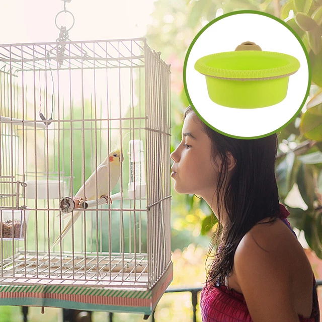 VGEBY Baignoire Oiseau Automatique Pour Perroquet Avec Jouet - Douche