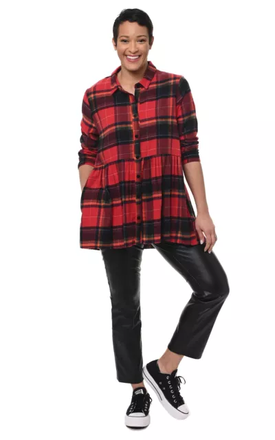 New Tulip Clothing Emery in Buckley Flannel sizes XS-XXL