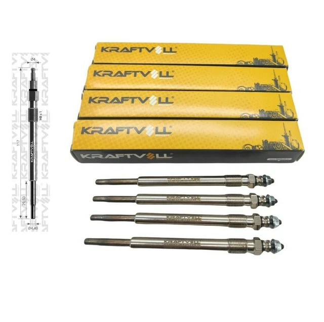 GLOW PLUGS 7V For Jeep Compass Patriot Dodge Caliber Mitsubishi Lancer