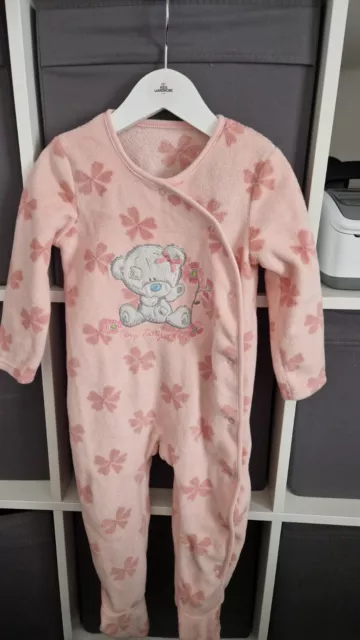 Baby Girls George Tatty Teddy All In One Sleepsuit Age 18-24 Months