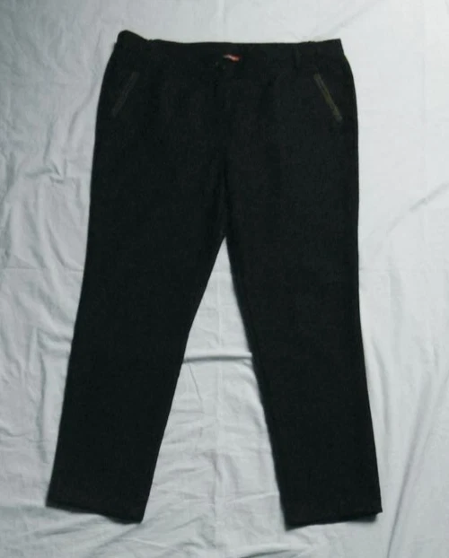 Pantalon Capri Bleu Marine Sandro - Taille 1 (tour De Taille 26"), Style Marin, Occasion Très Bon état