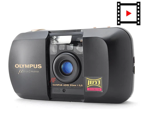 [MINT] Olympus μ mju Panorama 35mm f/3.5 point & shoot Film Camera From JAPAN