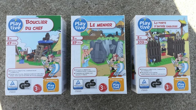 Lot 4 Clippys Astérix LIDL neufs Play Tive