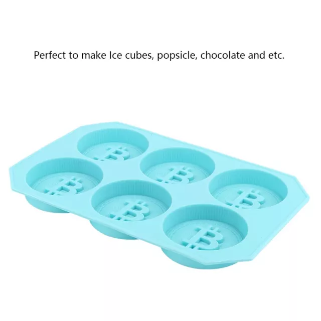 Bandeja de hielo de silicona congelado pudín molde chocolate cocina azul nuevo Reino Unido