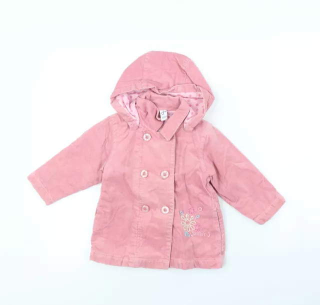 Cappotto giacca rosa per ragazze Jasper Conran taglia 12 mesi con bottone