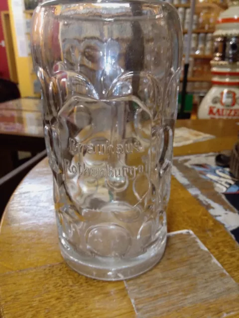 Krug / Bierkrug / Maskrug 1,0 l / der Brauerei Brauhaus Rothenburg