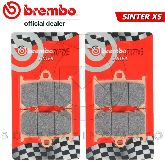 4 Pastiglie Freno Anteriori Brembo Sinterizzate 07077Xs Yamaha Tmax 530 2013