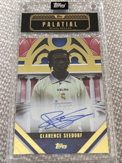 Carte Collection RARE Seedorf N°32 Real Madrid Mundicromo 2000