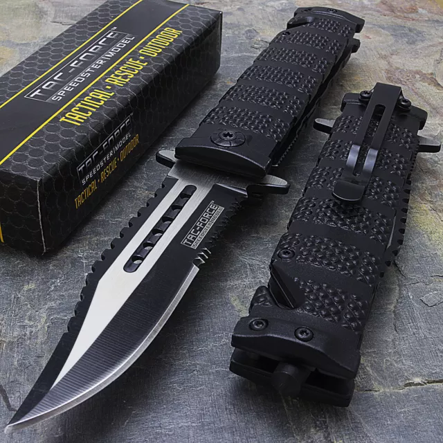 10 PC TAC FORCE 8.5" SPRING ASSISTED TACTICAL FOLDING POCKET KNIFE Wholesale Lot