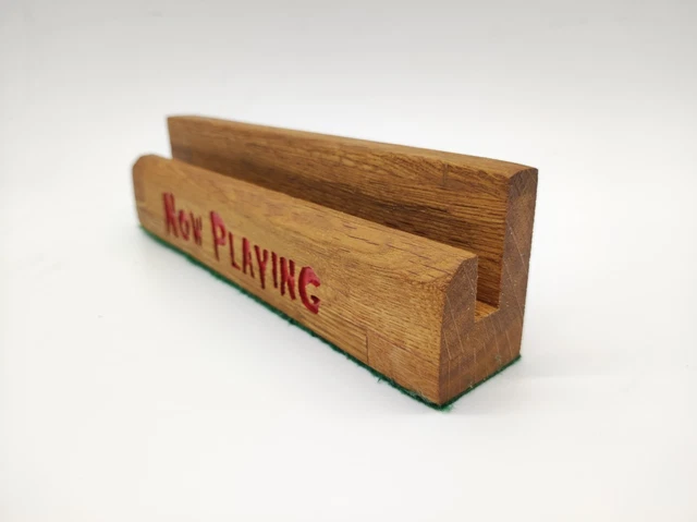 Handmade 12" Vinyl LP Record Collector Now Playing Sleeve Display Stand Music